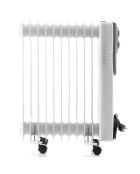 Radiateur bain d'huile Oileven blanc - 48x61.5x23.5 cm