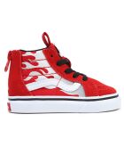 Sneakers en Cuir & Textile SK8-Hi Zip rouges