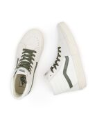 Sneakers en Cuir & Textile SK8-Hi blanc/kaki