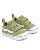 Sneakers en Cuir & Textile ComfyCush New Skool V vertes