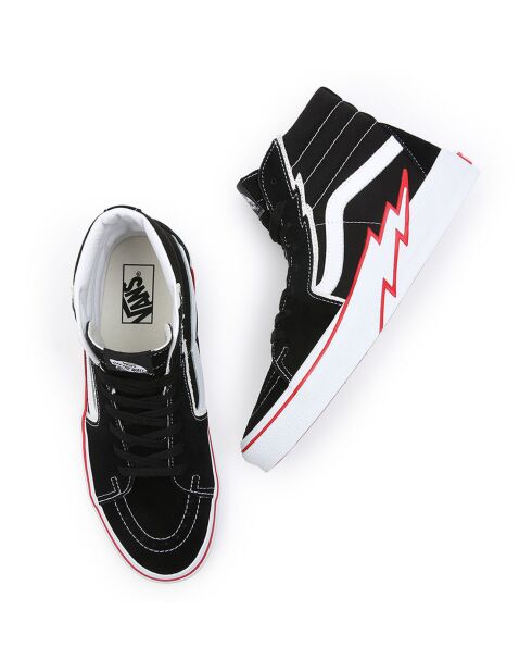 Sneakers en Cuir & Textile SK8-Hi Bolt noires