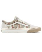 Sneakers en Cuir & Textile Old Skool écrues