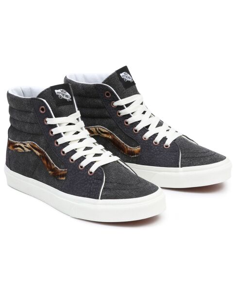 Sneakers en Cuir & Textile SK8-Hi denim brut