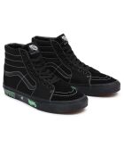 Sneakers en Cuir & Textile SK8-Hi noires