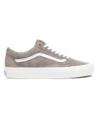 Sneakers en Velours de Cuir Old Skool 36 DX grises