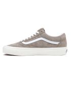 Sneakers en Velours de Cuir Old Skool 36 DX grises