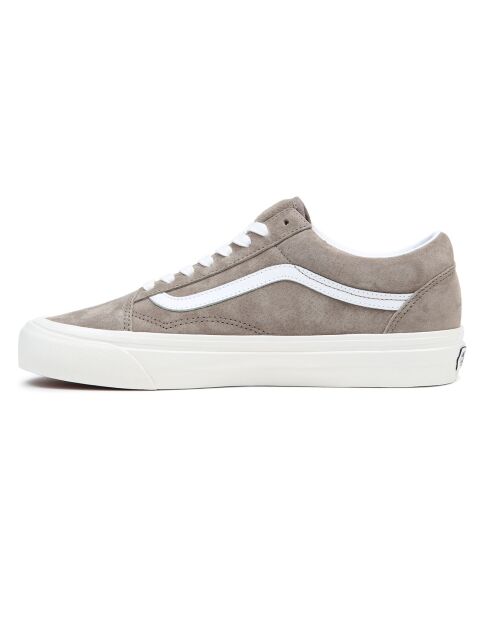 Sneakers en Velours de Cuir Old Skool 36 DX grises