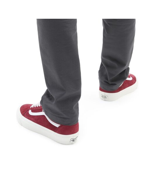 Sneakers en Velours de Cuir Old Skool 36 DX bordeaux