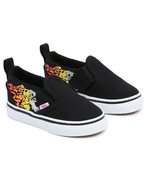 Slip-on V noires