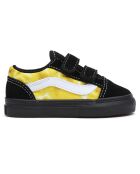 Sneakers en Cuir & Textile Old Skool V noir/jaune