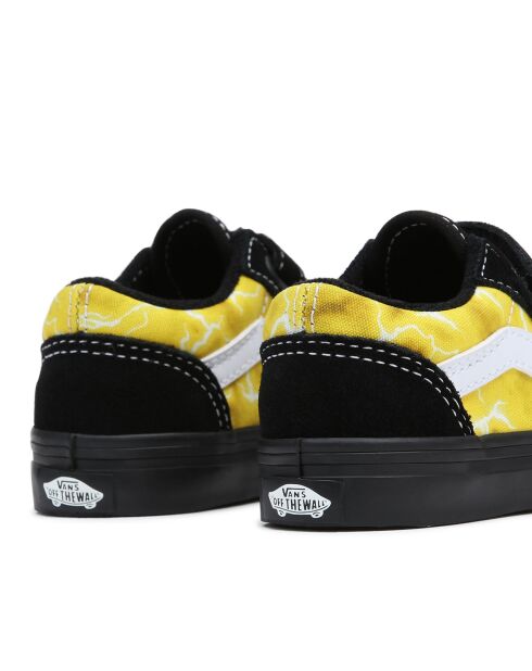 Sneakers en Cuir & Textile Old Skool V noir/jaune