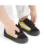 Sneakers en Cuir & Textile Old Skool V noir/jaune