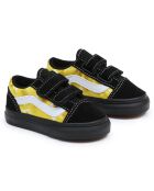 Sneakers en Cuir & Textile Old Skool V noir/jaune