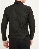 Blouson Motard Nylon noir