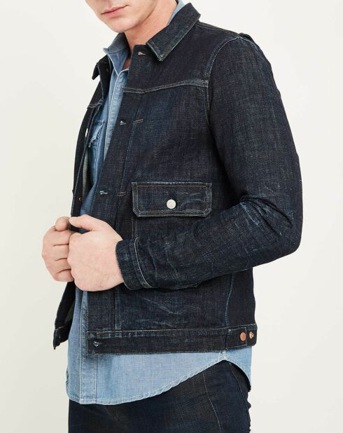 Veste en Jean Sartoriale bleu brut