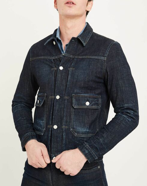 Veste en Jean Sartoriale bleu brut