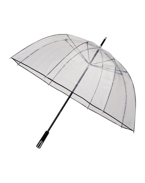 Parapluie transparent cloche - Résistant au vent  transparent/noir