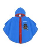 Poncho de pluie pour enfant bleu