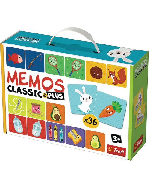 Mémos Classic et Plus - Logique - 36 cartes - 3 ans+
