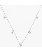 Collier Aurélia Diamants 0.08 ct or blanc