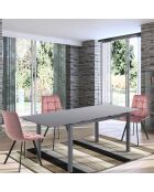 Table À Rallonge New Daily 140 grise - 75x140x80 cm
