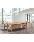 Table À Rallonge Willy chêne - 76x80x120/180 cm