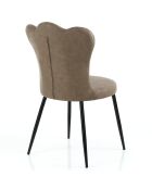 4 Chaises Charlotte sable - 90x52x55 cm