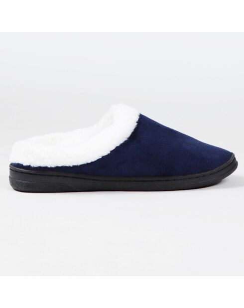 Chaussons en Peau de Mouton bleus