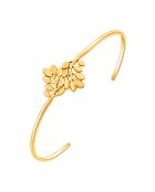 Brazalete dorado frondoso