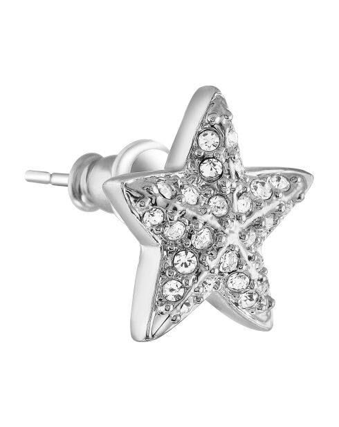 Celestora silber/weiße Ohrringe