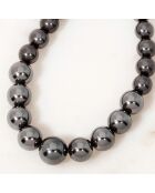 Collier Margo Hématite doré/noir