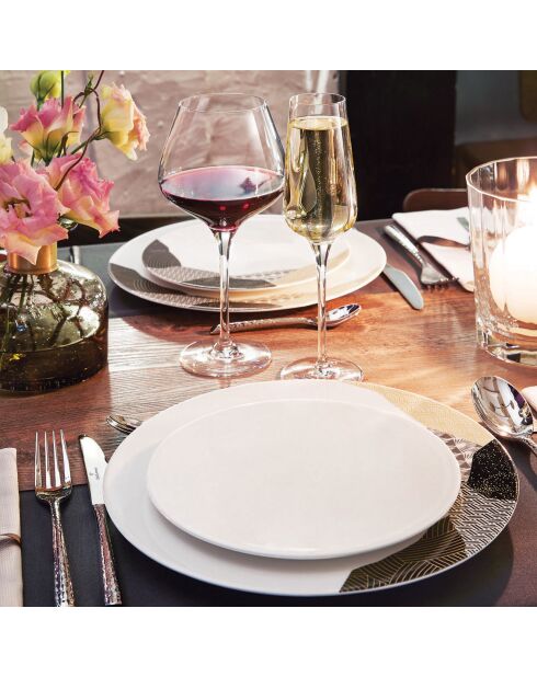 6 transparante Sublym champagneglazen - 21 cl