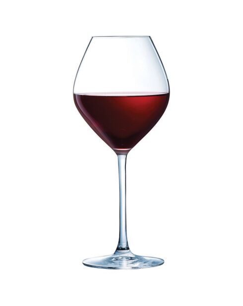 6 Verres à pied Cheer Up transparents - 47 cl