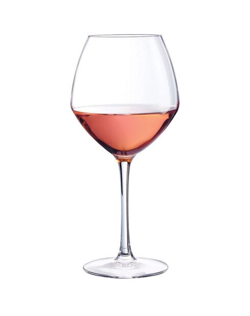 6 Verres à pied Cabernet Vins Jeunes transparents - 58 cl
