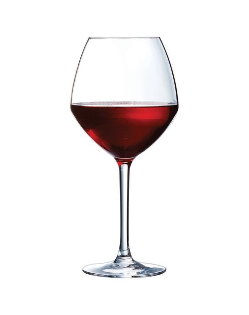 6 Verres à pied Cabernet Vins Jeunes transparents - 58 cl