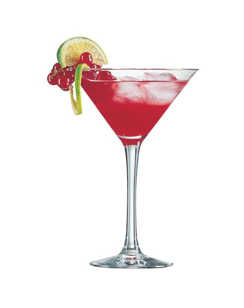 6 bicchieri trasparenti con stelo da Champagne & Cocktail - 21 cl