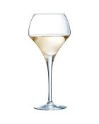 6 Verres à pied Open Up transparents - 37 cl