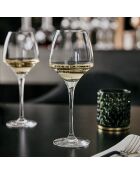 6 Verres à pied Open Up transparents - 40 cl