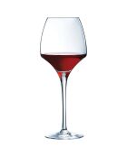 6 Verres à pied Open Up transparents - 40 cl