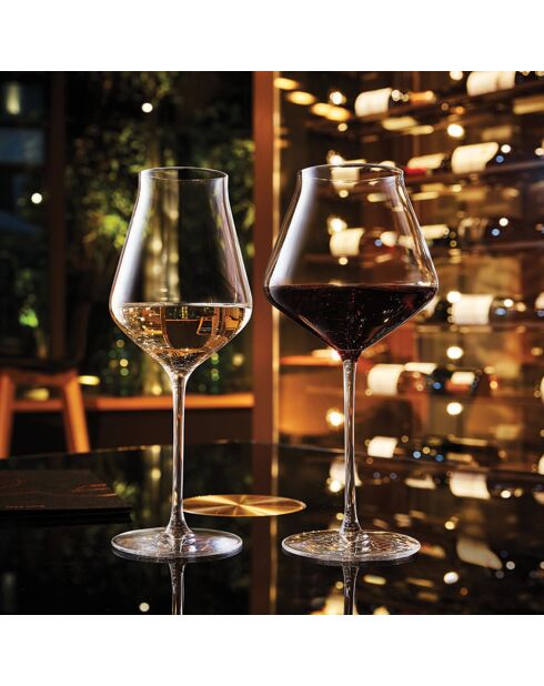 6 Verres à pied Reveal Up transparents - 45 cl
