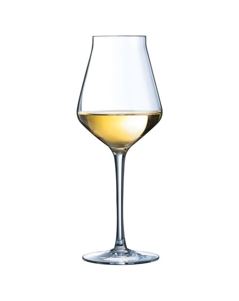 6 vasos Reveal Up con tallo transparente - 30 cl