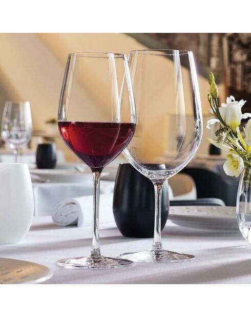 6 calici Sequence trasparenti - 44 cl