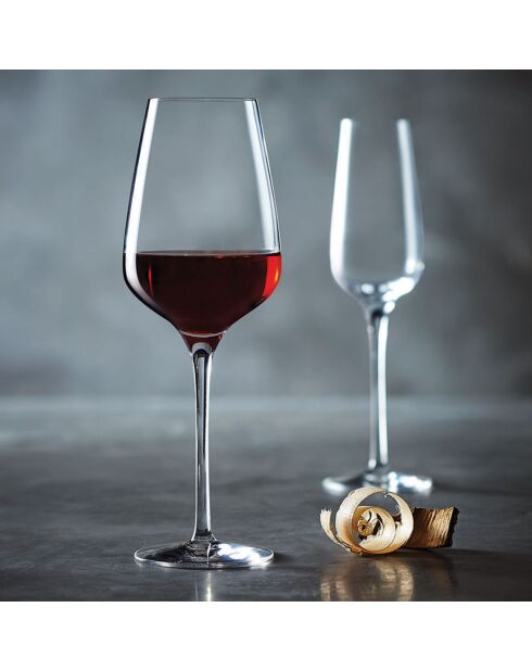 6 bicchieri trasparenti con stelo Sublym - 45 cl