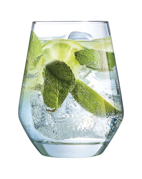 6 transparante hoge glazen van Lima - 38 cl