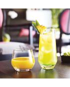 6 Verres bas Lima transparents - 35 cl