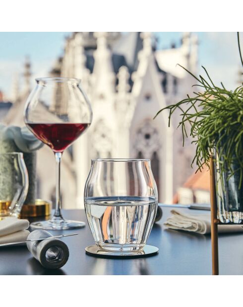 6 Verres haut Macaron transparents - 40 cl