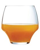 6 Verres bas Open Up transparents - 38 cl