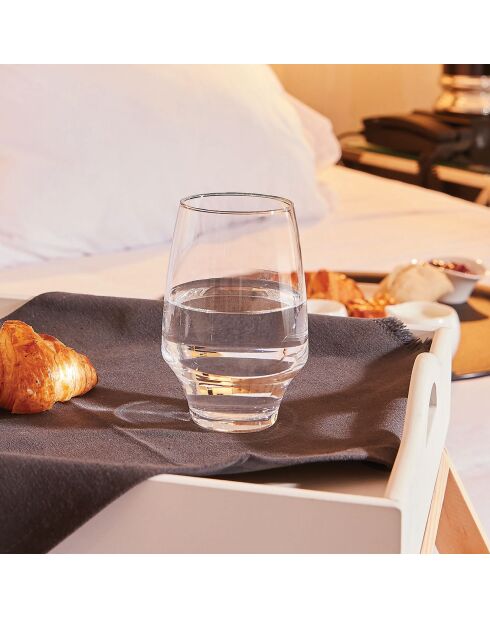 6 Verres haut Open Up transparents - 35 cl