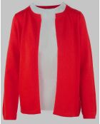 Cardigan en Laine & Cachemire Malka rouge
