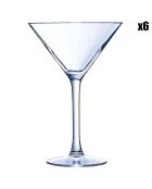 6 bicchieri trasparenti con stelo da Champagne & Cocktail - 21 cl